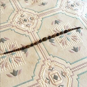 Chic Brown Beaded Necklace